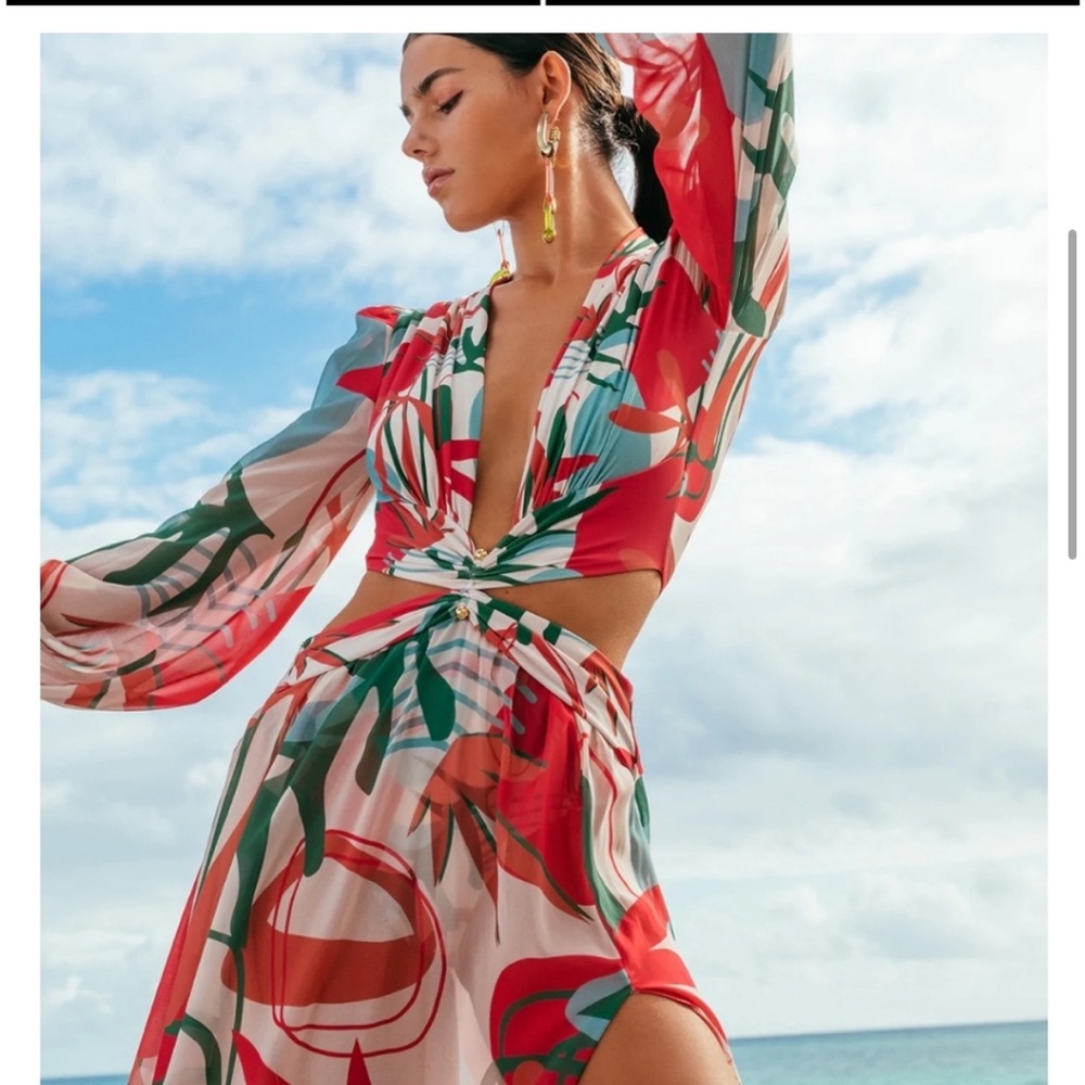 Patbo Rio Plunge Maxi Dress